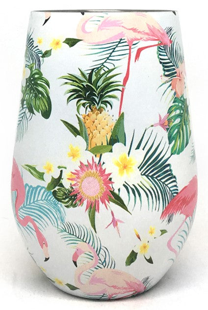 Candle Flamingo Jar