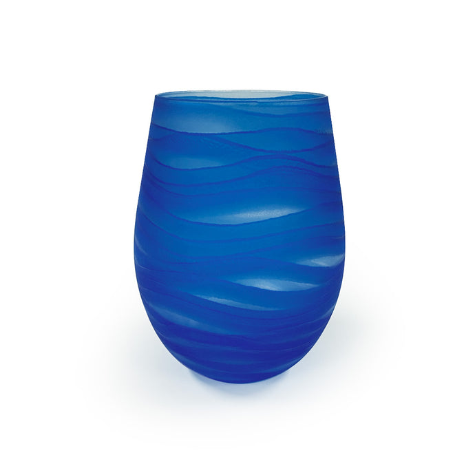 Candle Wave Blue 450g