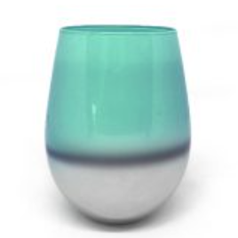 Candle Classic Teal and Silver 450ml